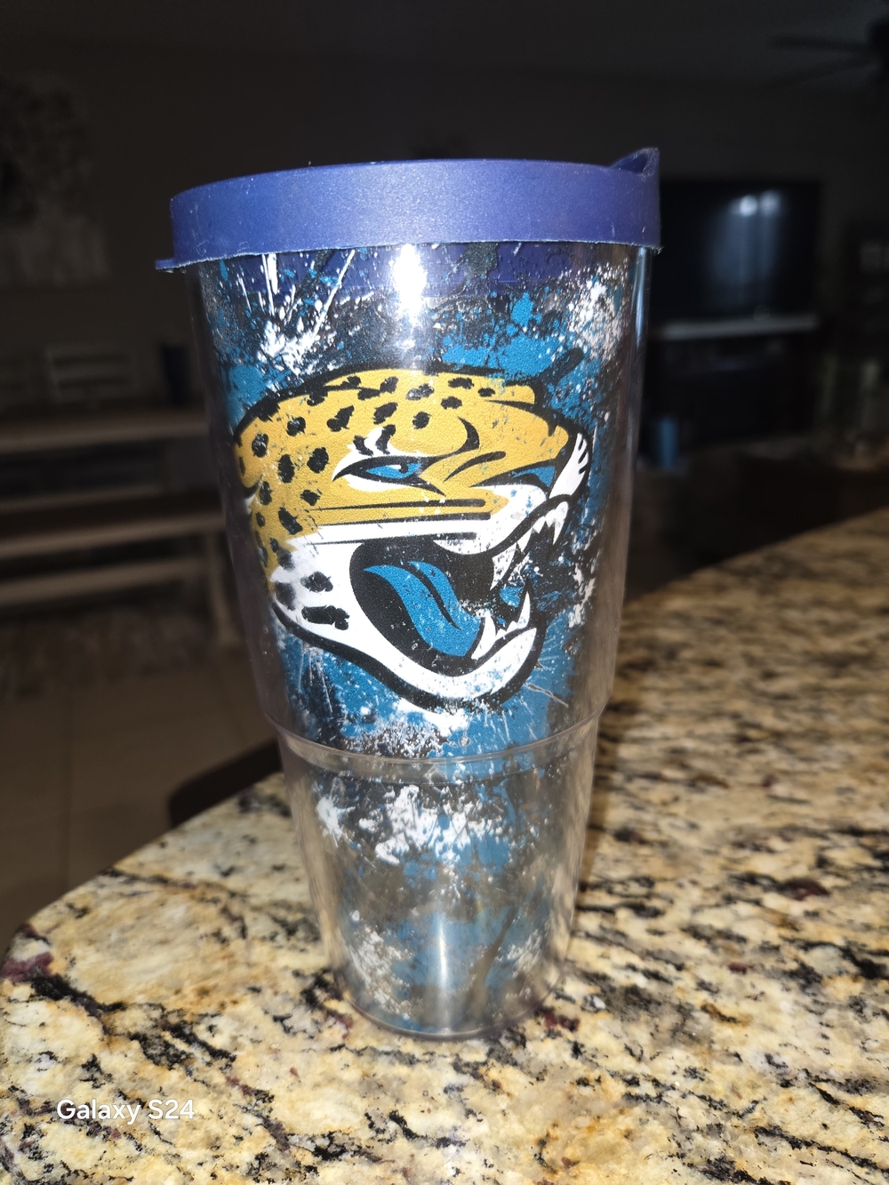 Jacksonville Jaguars 24 Oz Tervis Tumbler With Lid
